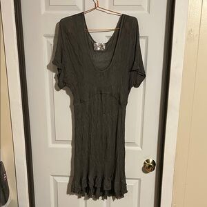 Zara Unique never worn Zara Dark Olive Dress